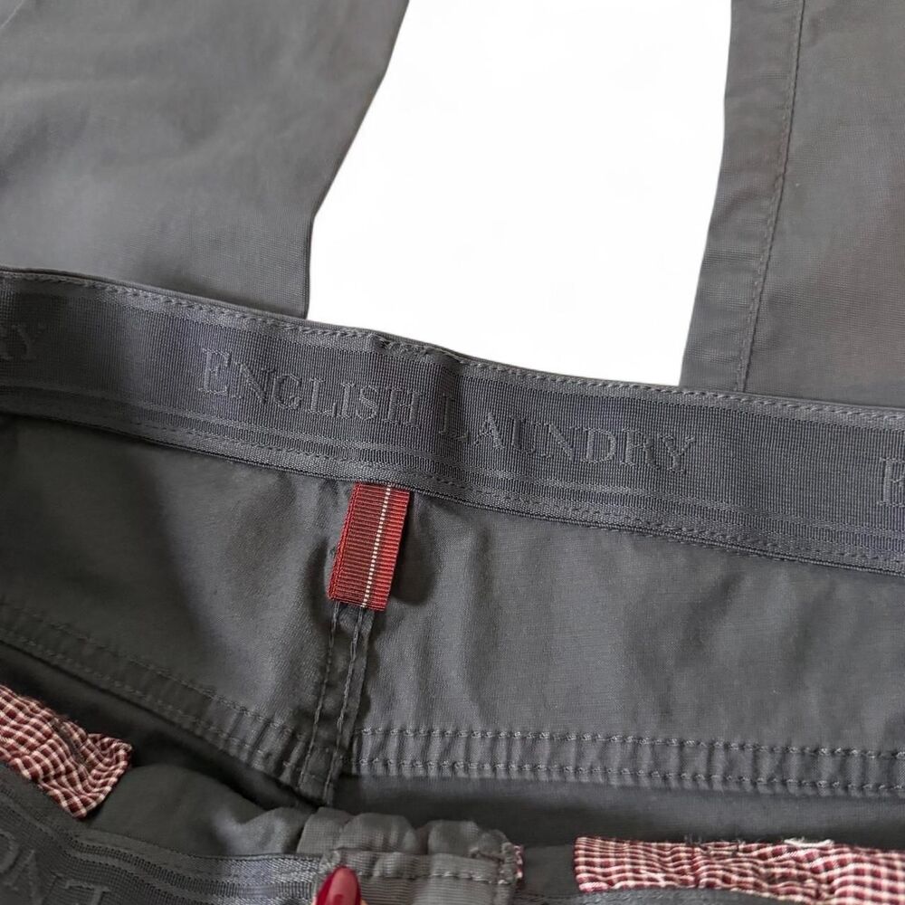 English-laundry Men's Grey and Black Trousers - Picture 4 of 5